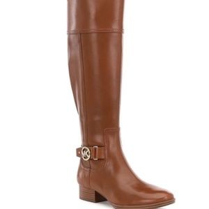 Michael Kors Harland Leather Knee-High Boots